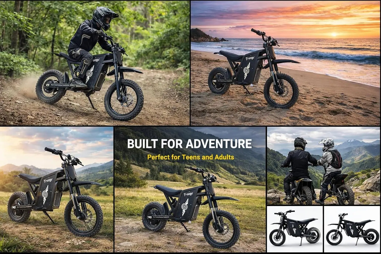 Freego X0 Electric Dirt Bike For Adults With 3600W Motor