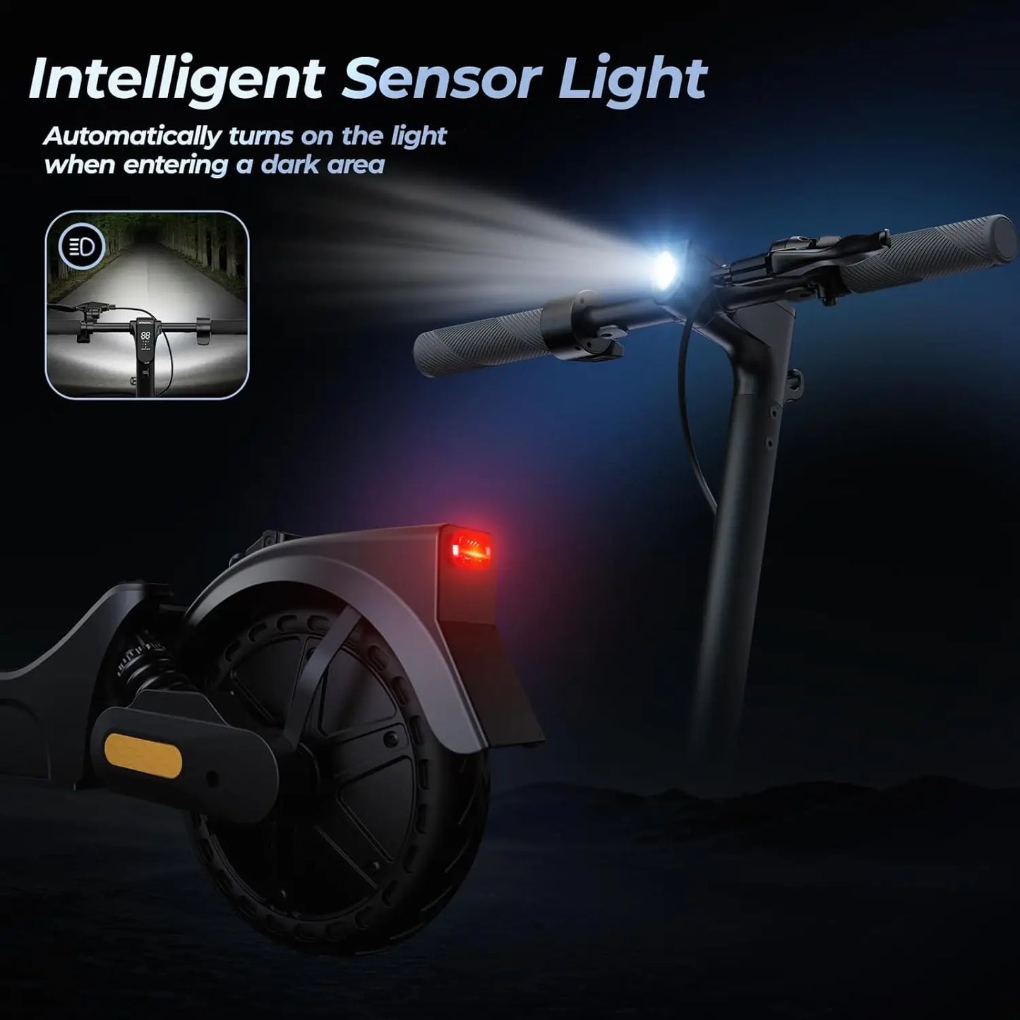 HeroPick E8 Pro 500W Foldable Electric Scooter 20 Mile Range