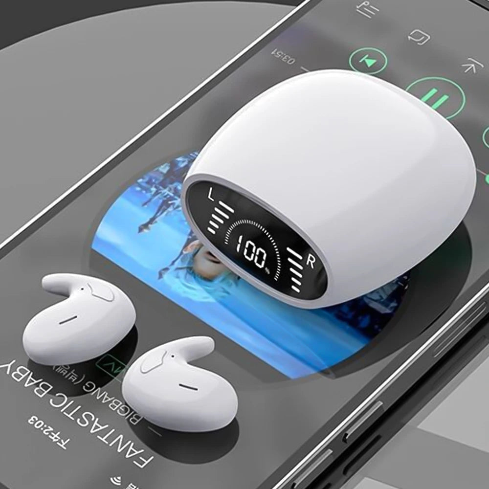 SHUKE Ultra Thin Sleep Headphones Bluetooth Earbuds