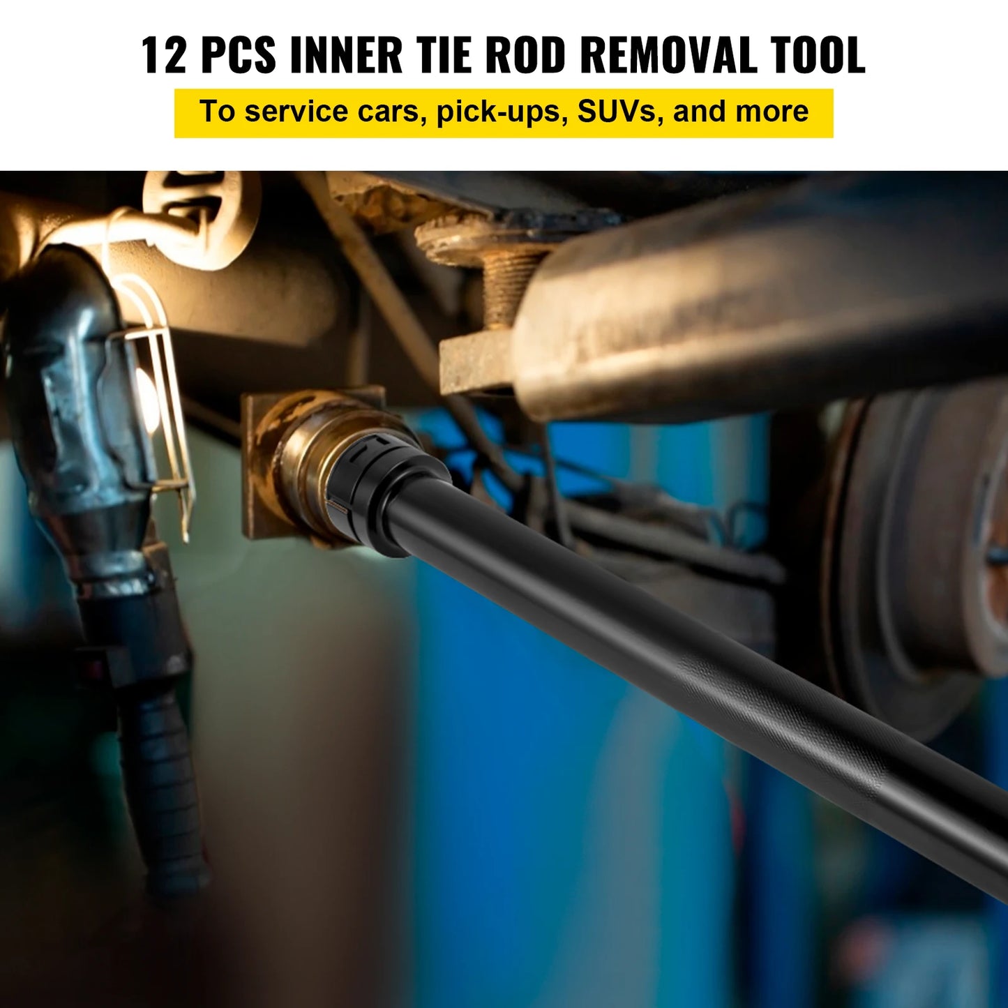 SucceBuy Inner Tie Rod Tool Kit 12 Piece Crowfoot Adapters