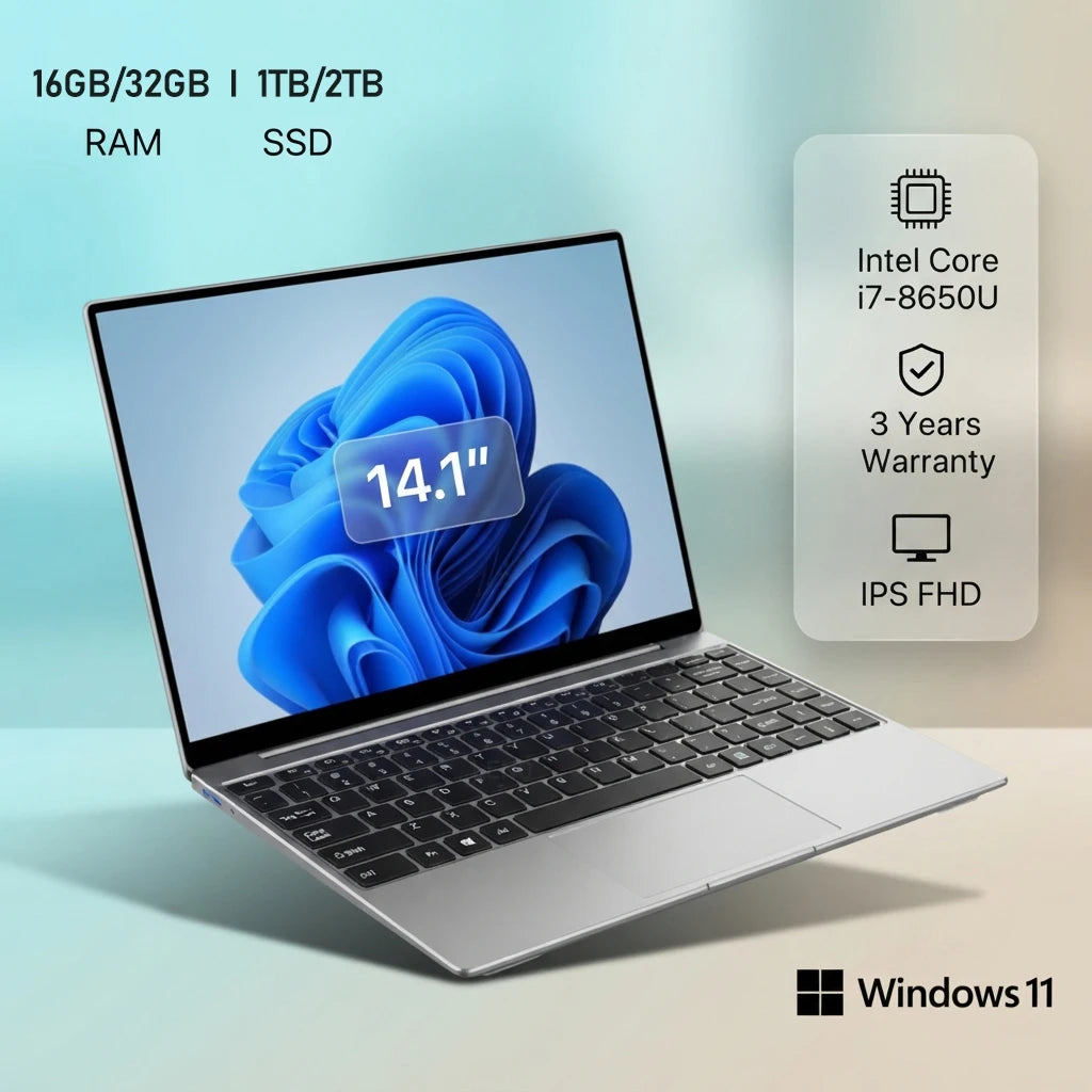 Core I7 Laptop Features 32GB 2TB Storage And Windows 11