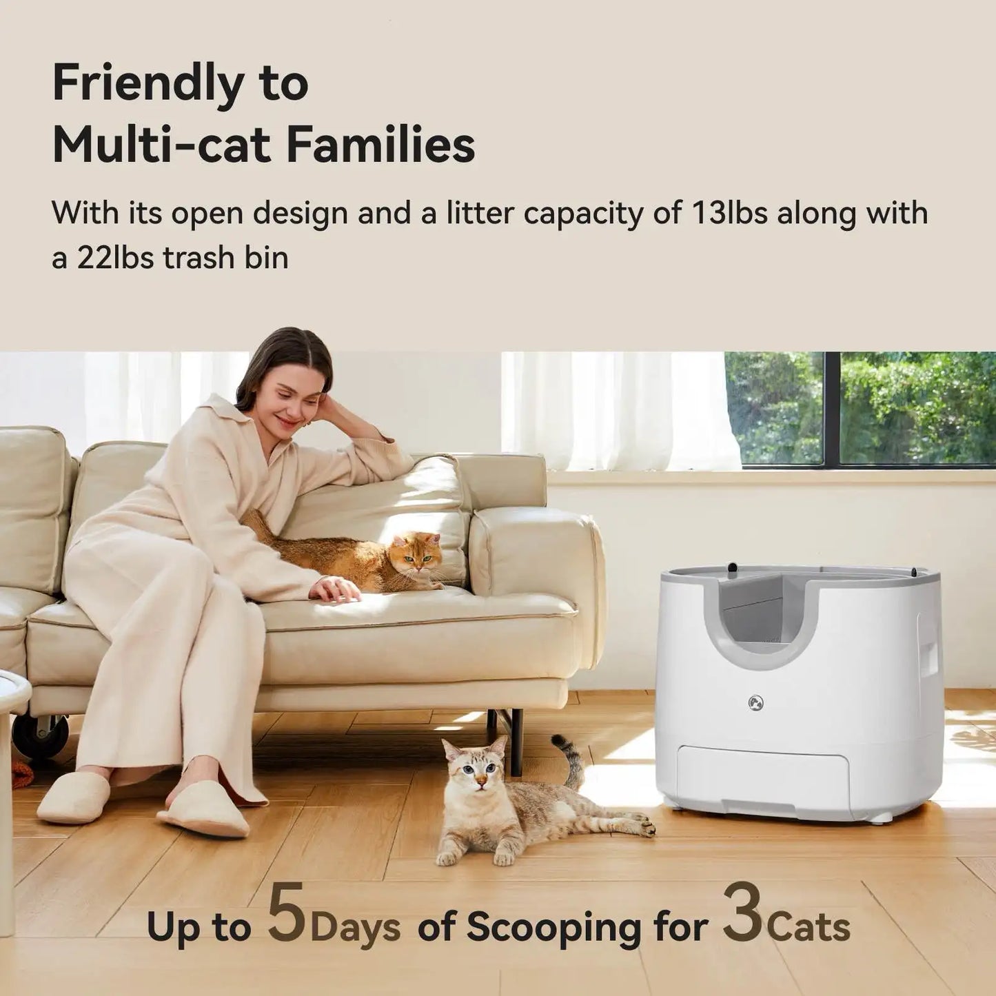 Furoomate Automatic Self Cleaning Smart Cat Litter Box