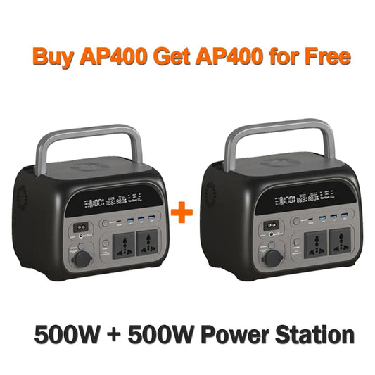 CTOLITY 500W Portable Solar Power Station LiFePO4 345.6Wh