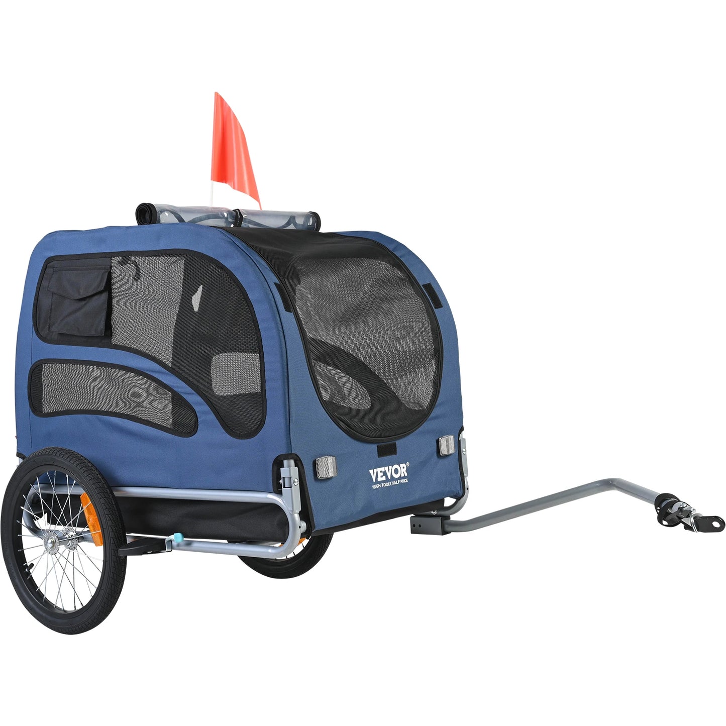 Dog Bike Trailer Carrier With Coupler And Reflectors 100 Lbs