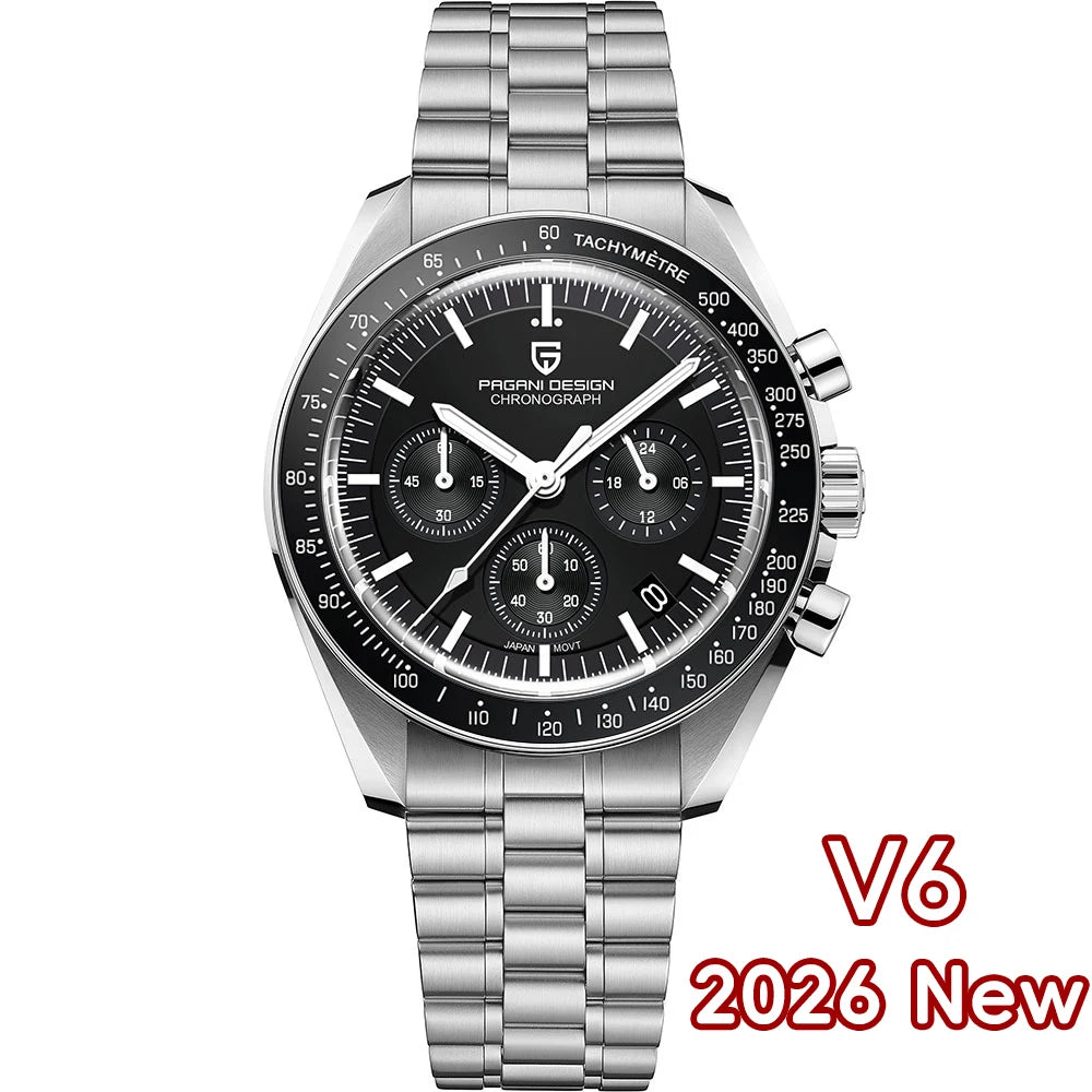 Pagani Design PD1701 Men's Sport Chronograph Quartz Watch 100M