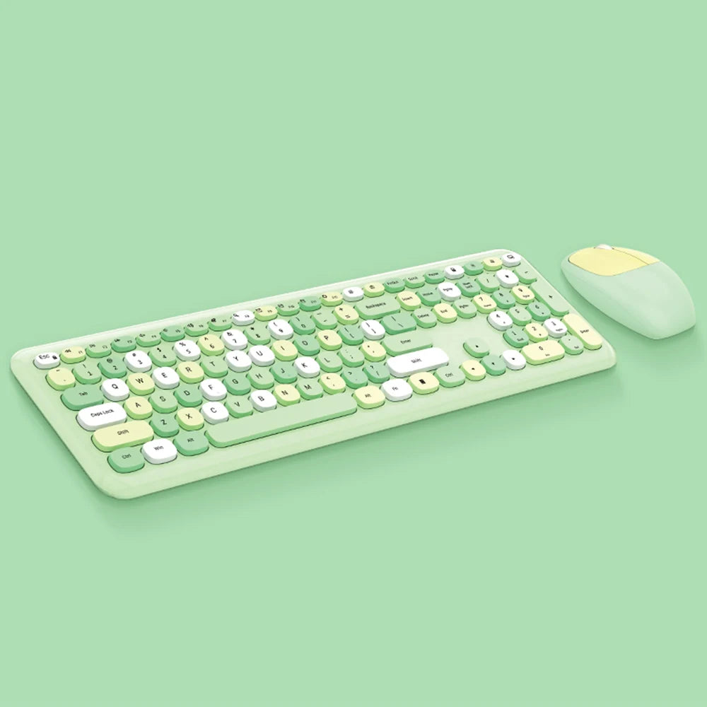 Arealer Wireless Keyboard And Mouse Combo 2.4GHz 110 Keys