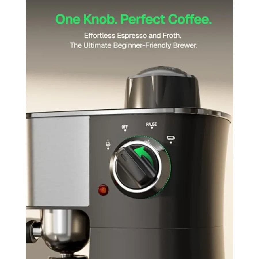 Espresso Machine 3.5 Bar Cappuccino Latte Maker Milk Frother