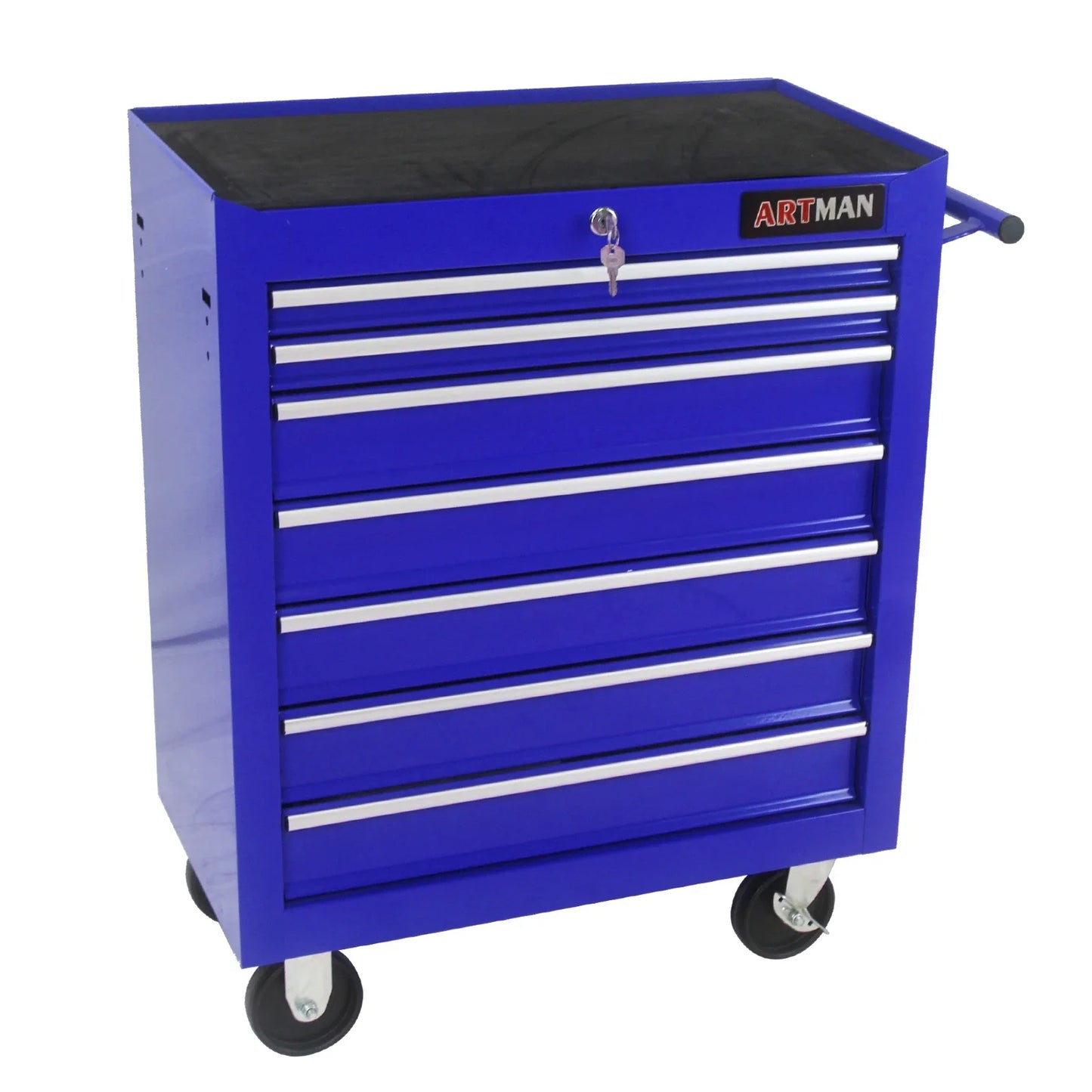 ARTMAN 7 Drawer Rolling Tool Box With Key Lock Organizer