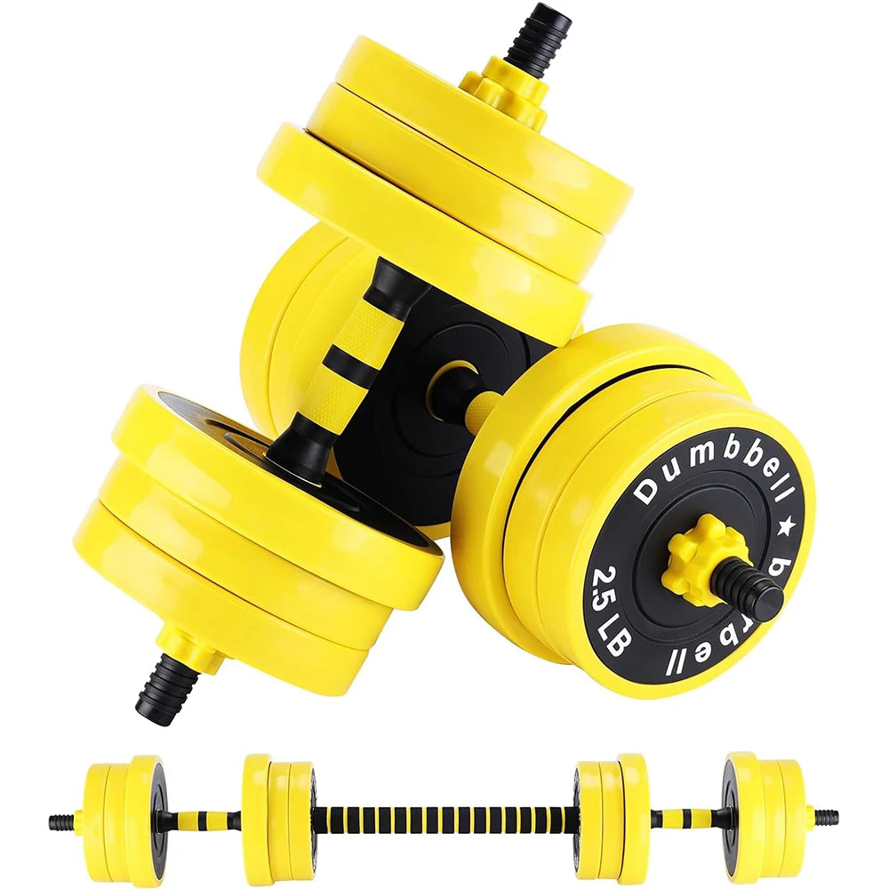 HiMISS 2in1 Adjustable Dumbbell Set For Home Gym And Training