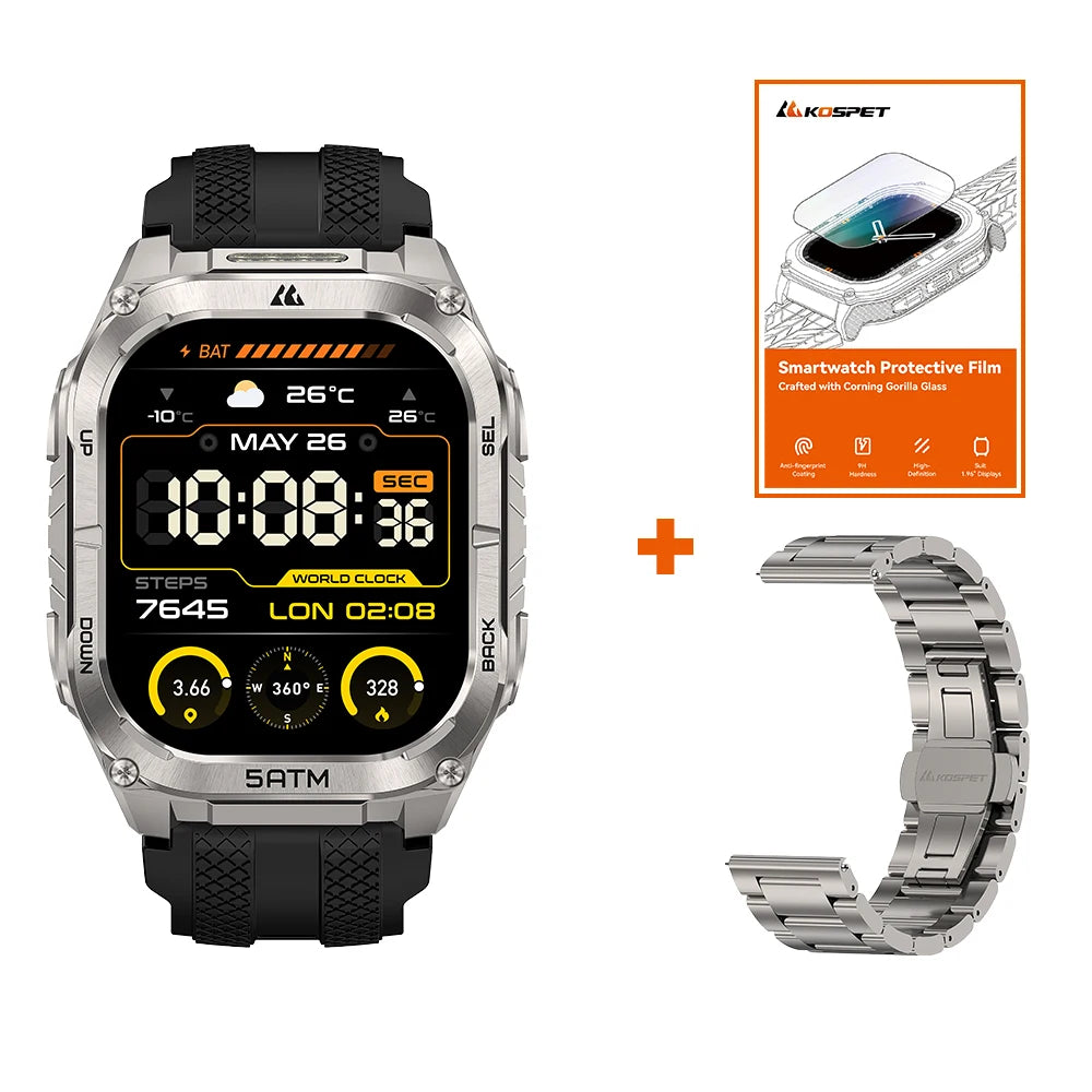 Kospet Tank M4C Rugged GPS Smartwatch