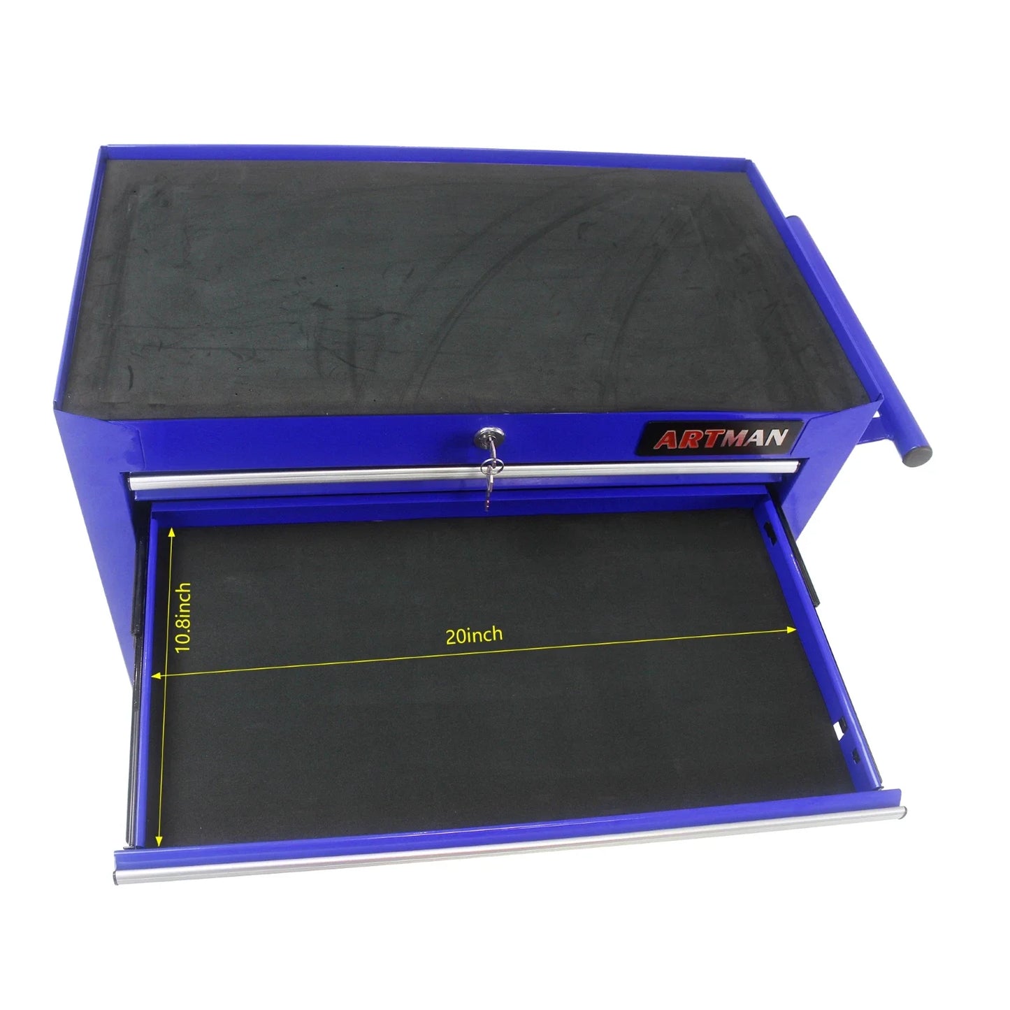 ARTMAN 7 Drawer Rolling Tool Box With Key Lock Organizer
