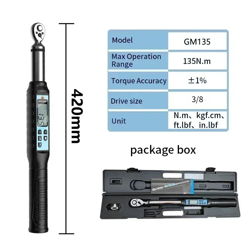 GOYOJO Digital Torque Wrench Precision 2 Percent Accuracy