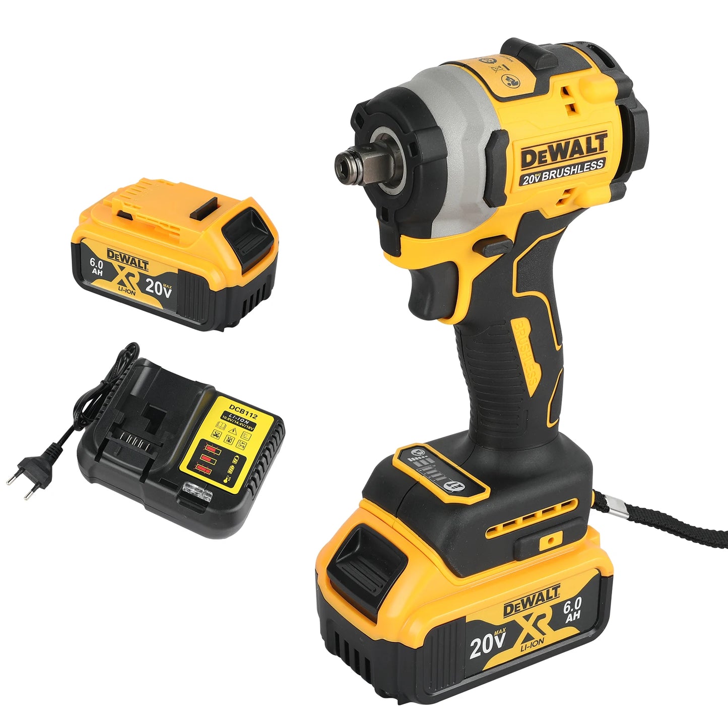 DeWalt DCF850 20V Brushless Impact Driver Quarter Inch Hex 3-Speed