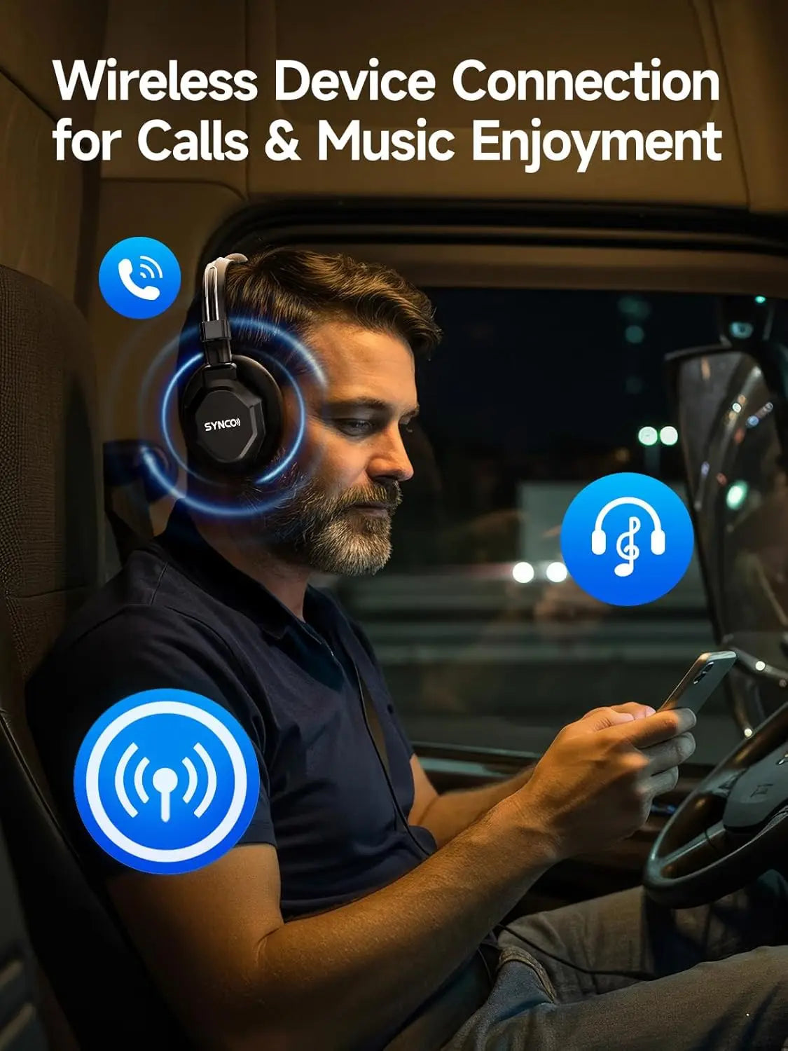 SYNCO XTALK XMAX Wireless Intercom Headset for Event Production