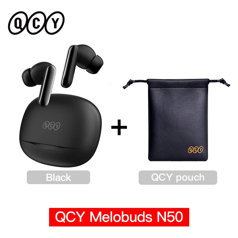 QCY Melobuds N50 ANC Wireless Earphones With Multipoint Bluetooth 5.4