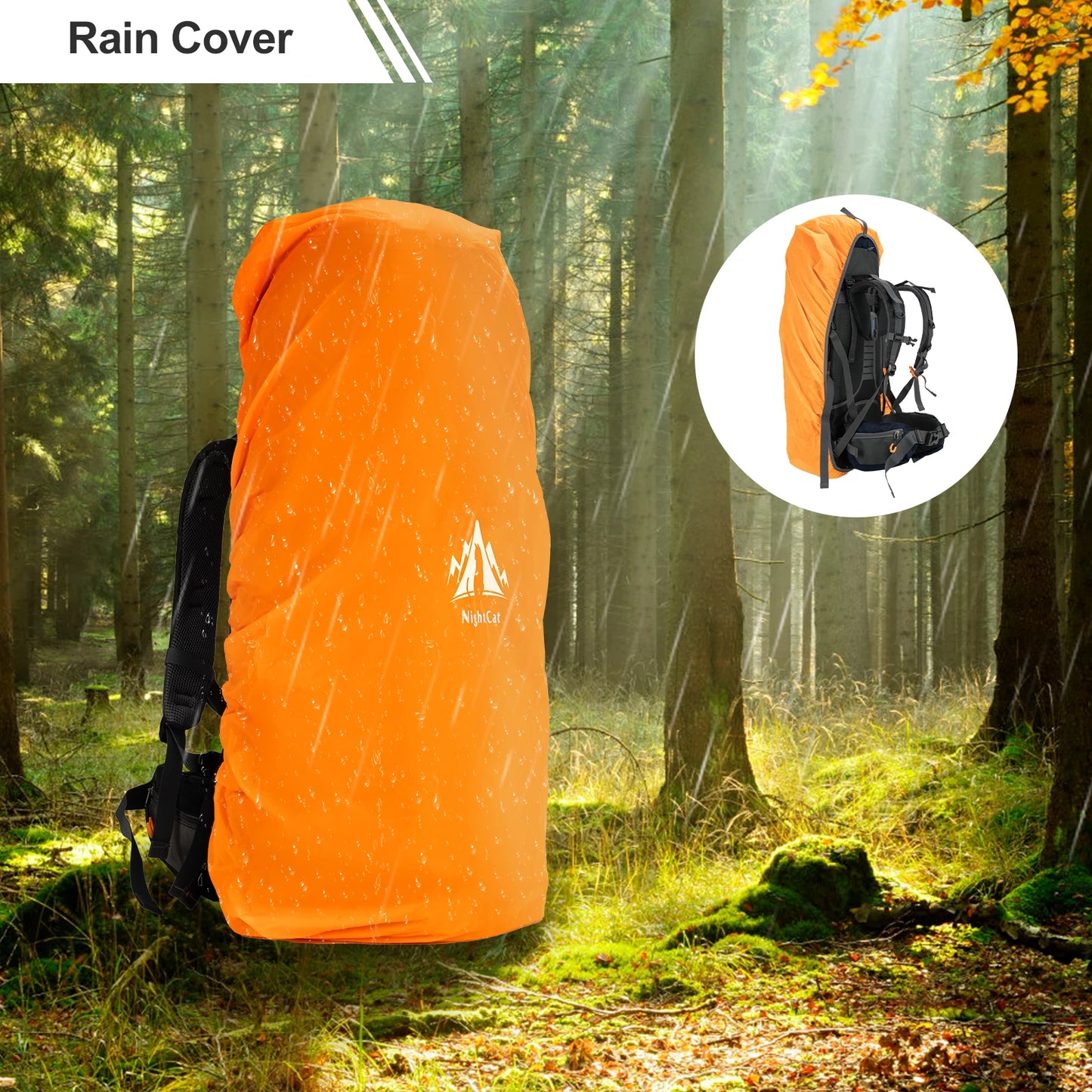 Night Cat Waterproof Internal Frame Hiking Backpack for Men Women