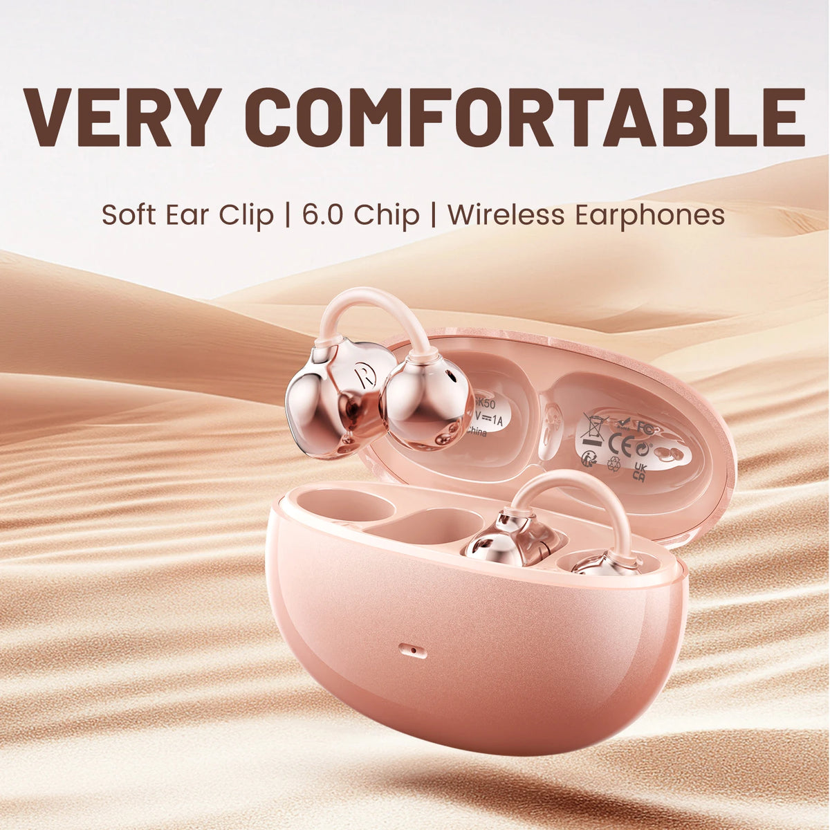 Insonixn Open Ear Clip Headphones Wireless Bluetooth With Mic