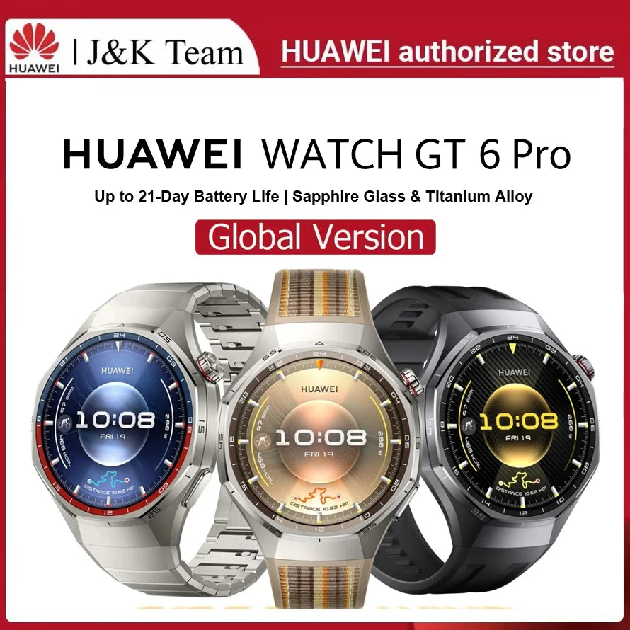 Huawei Watch GT6 Pro Smartwatch Global Version With Long Battery