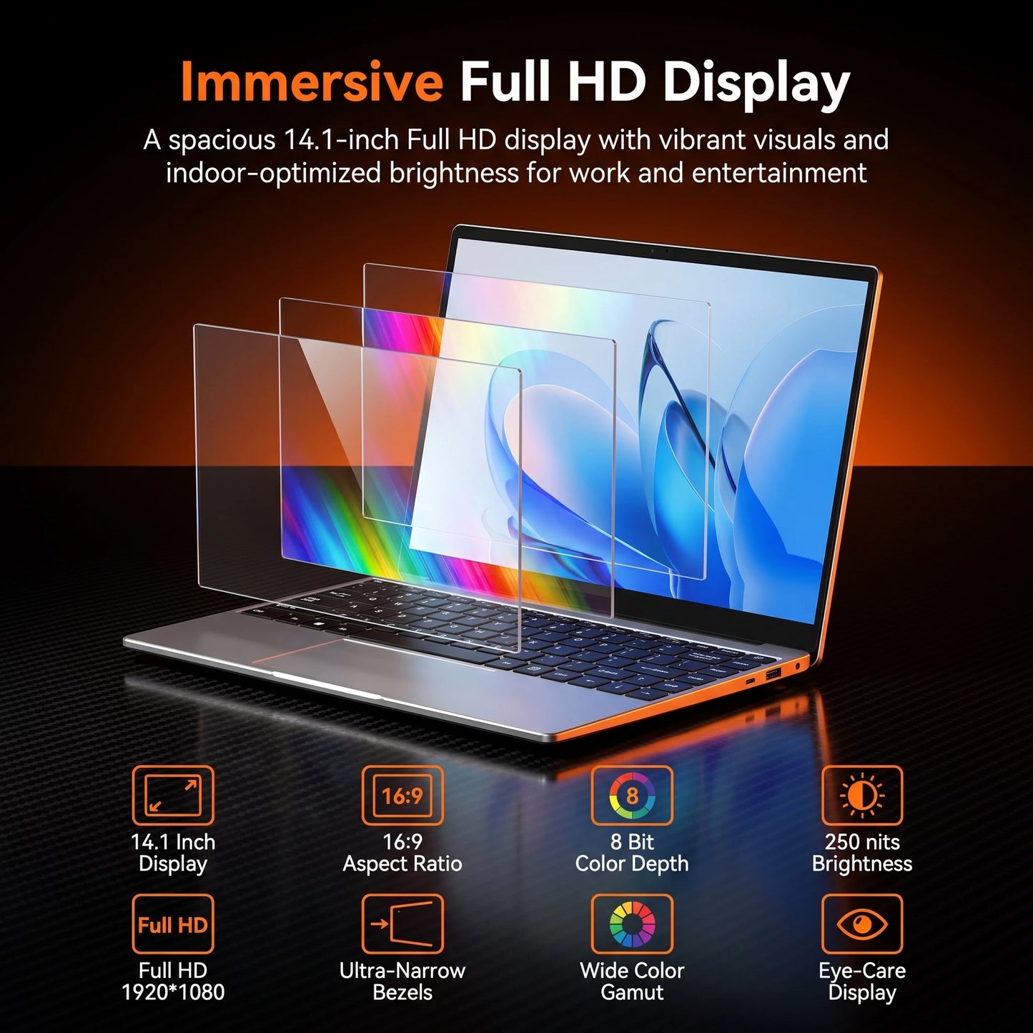 Leno Laptop Intel 4405U Windows 11 16GB 1TB and 2TB SSD Gamer Notebook