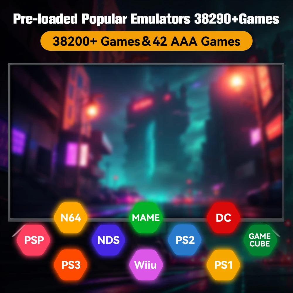 JMachen R36S Game Card For Handheld Console 110000 Games