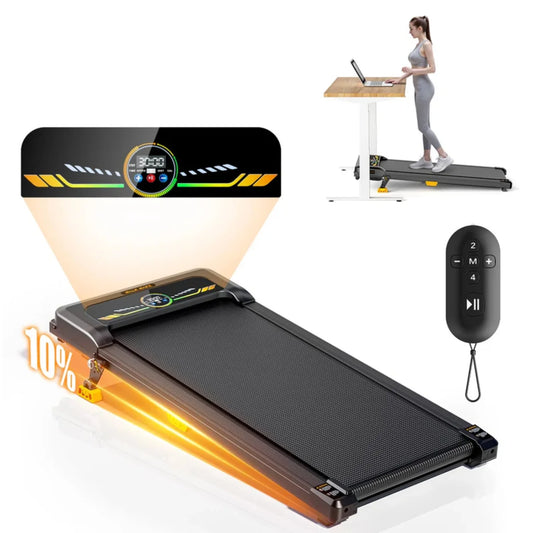 NONED Under Desk Incline Walking Pad With LED Display