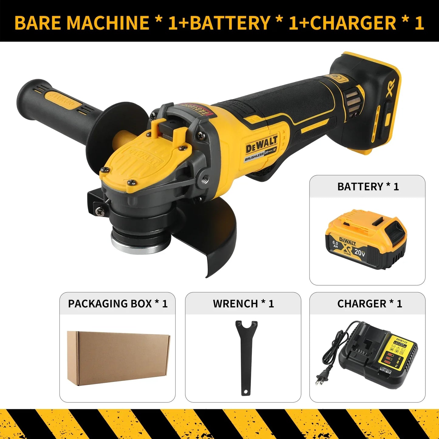 DEWALT DCG416 20V Max Brushless Bare Angle Grinder