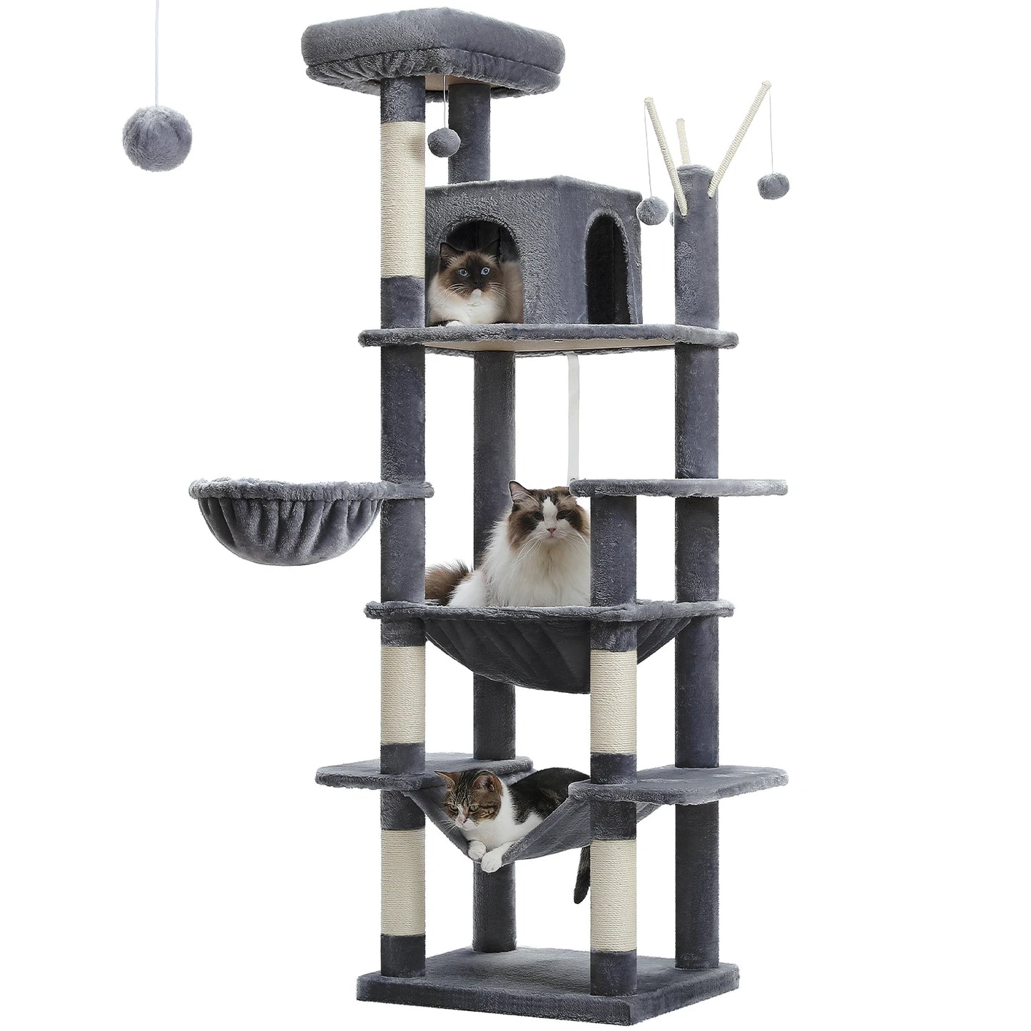 PAWZ Road Cat Tree Tower For Indoor Cats Multi Level