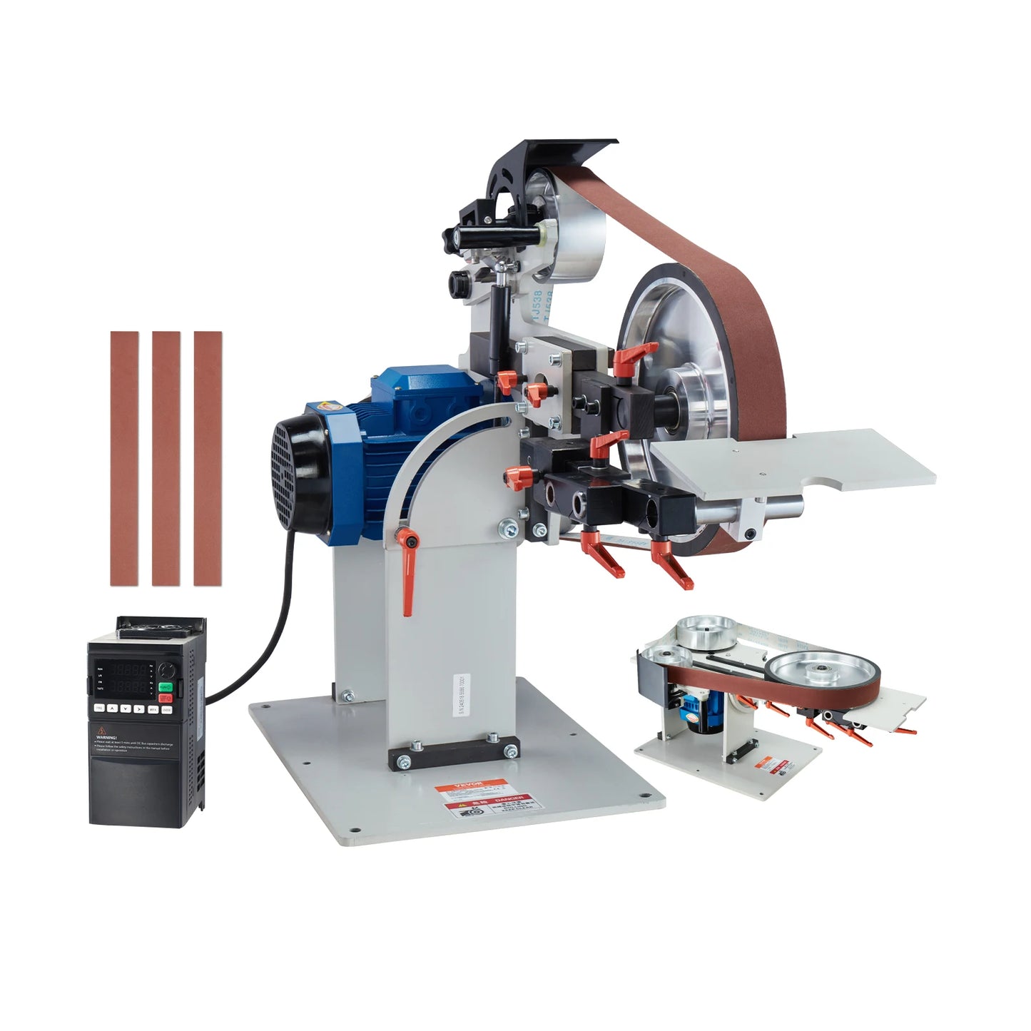 SucceBuy Belt Grinder Sander With Variable Speed VFD 1500W Knife Sharpener