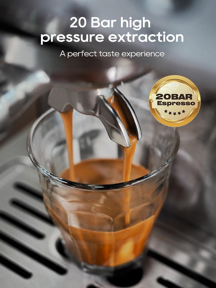 HiBREW 20 Bar Semi Automatic Espresso Machine H10A