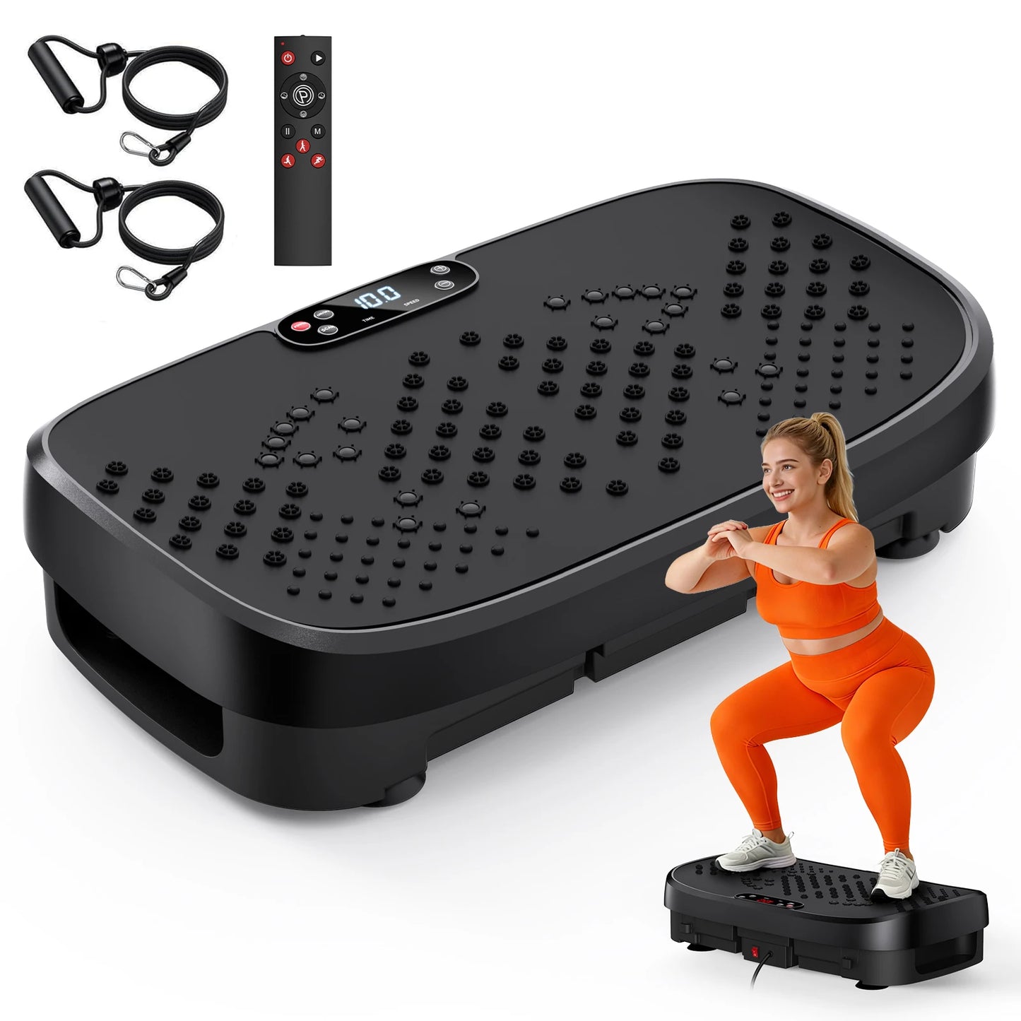 HTM Vibration Plate Fitness Platform 120 Levels Silent Operation