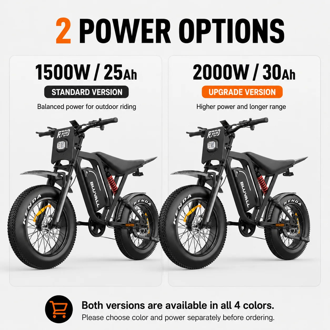 DEEPOWER R700 2500W Electric Dirt Bike 60V Lithium Battery