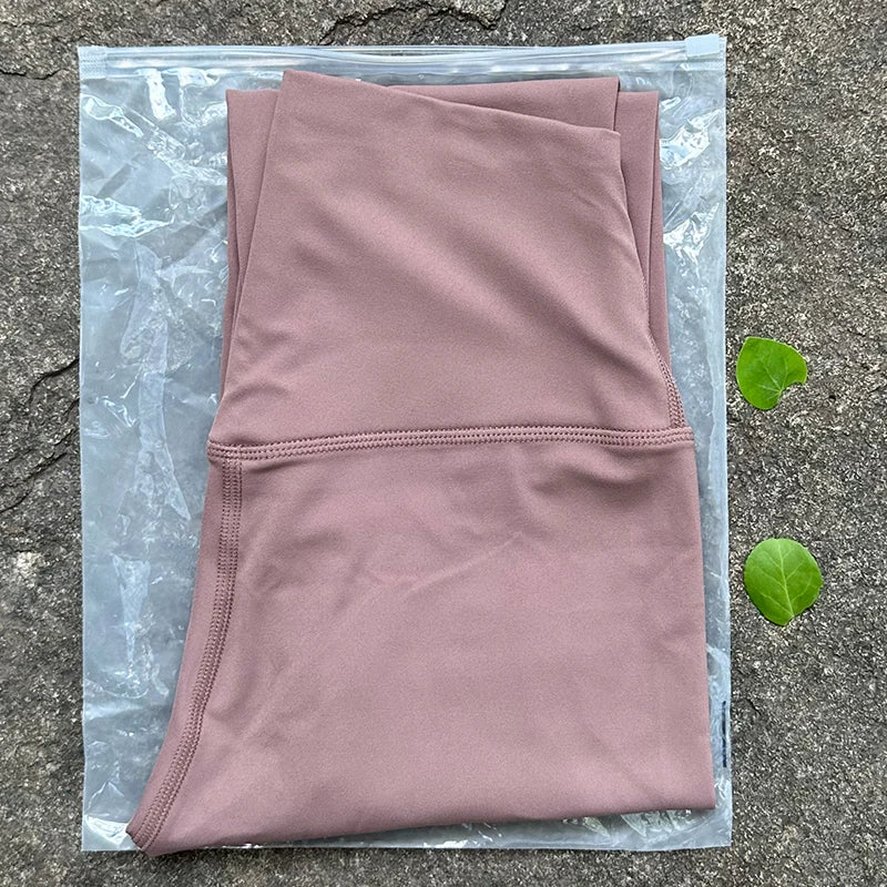 Women High Waist Yoga Leggings Breathable Nylon Tights