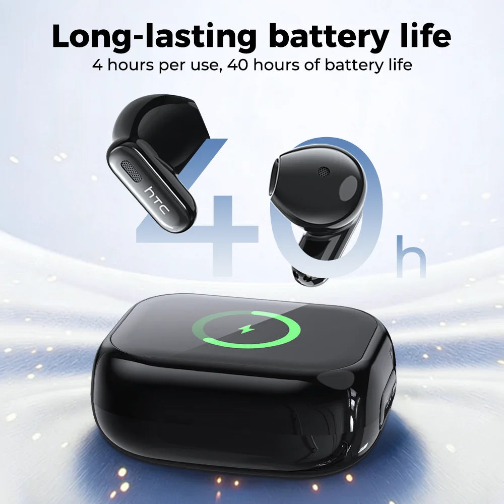 HTC NE68 Wireless Earphones Bluetooth Earbuds With Active Noise Cancellation