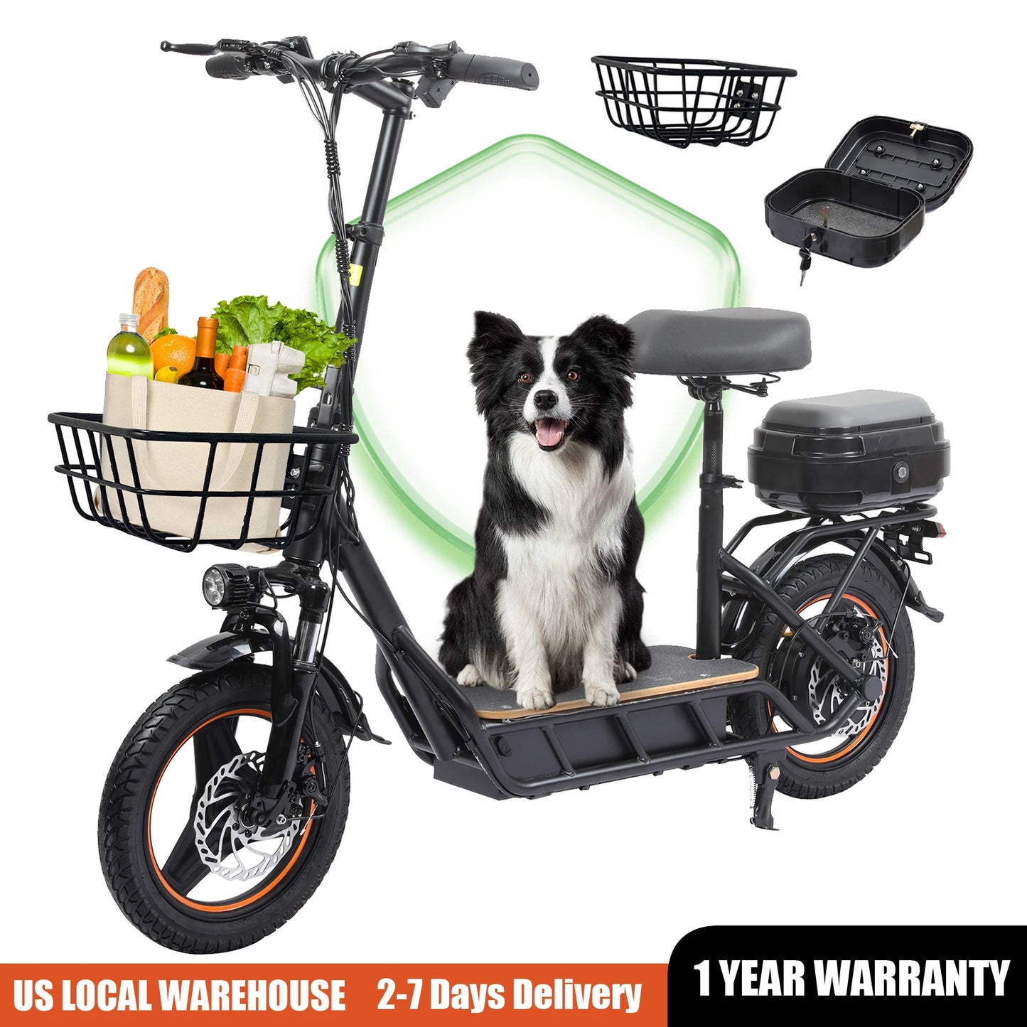 FreeBoy 750W 48V Electric Scooter for Adults Urban Commuter