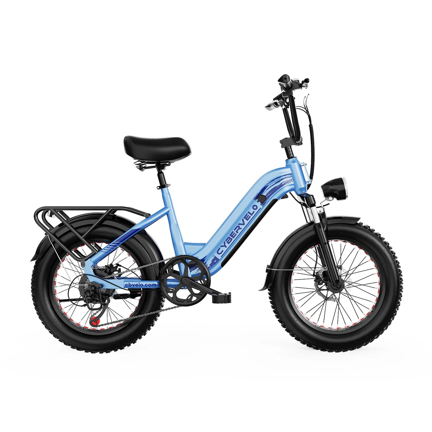 Cybervelo Long Range Electric Commuter Bicycle Featuring Seven Speeds