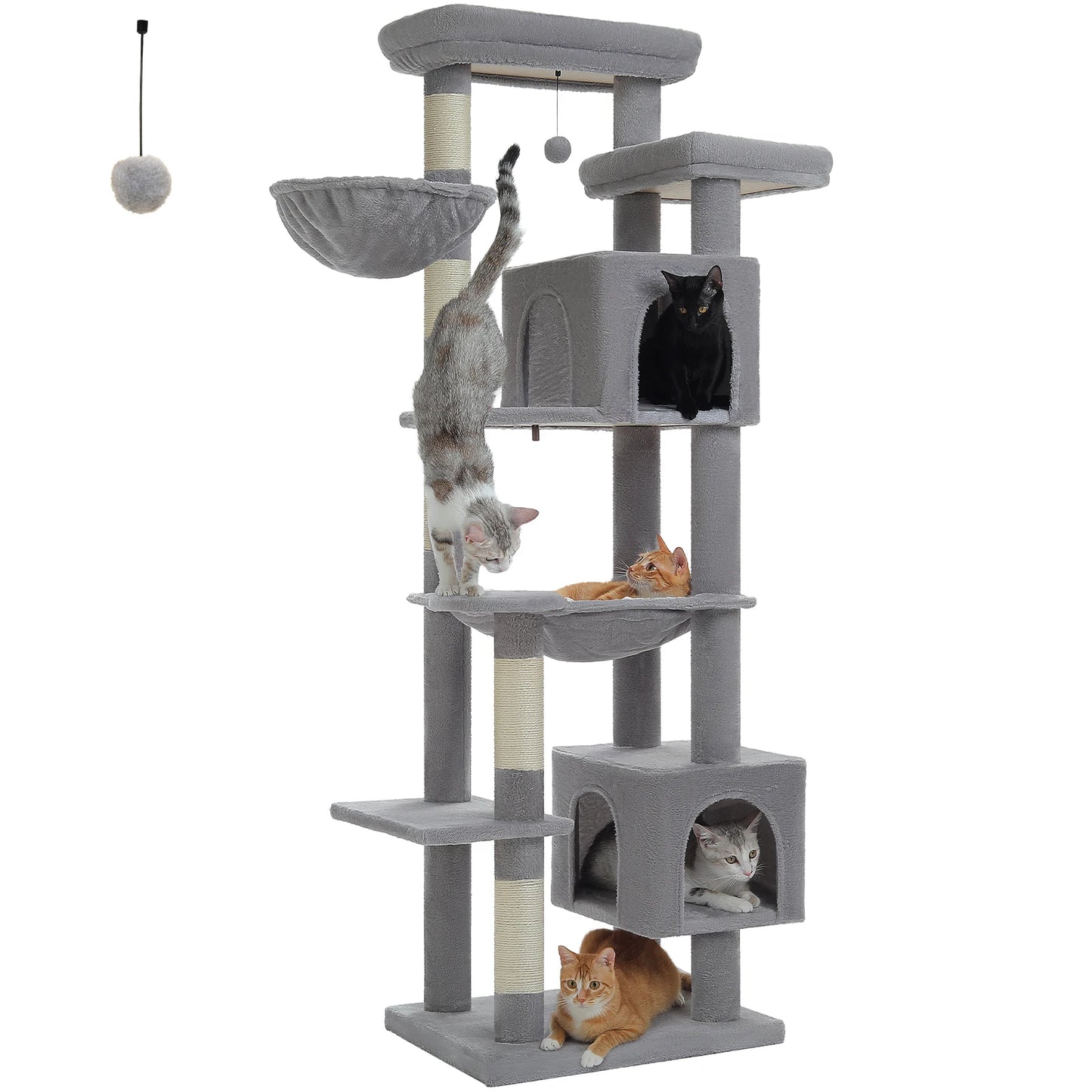 PAWZ Road Cat Tree Tower For Indoor Cats Multi Level