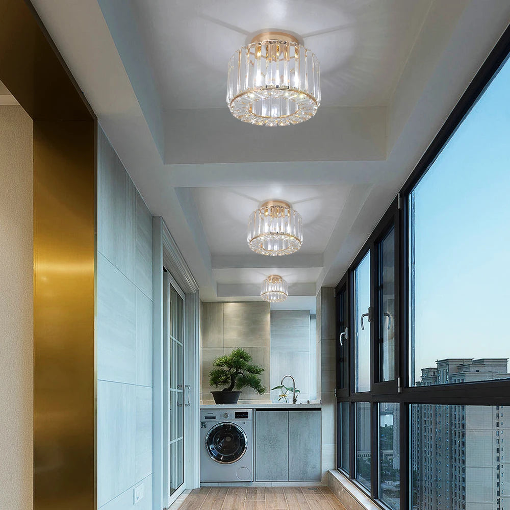 GreeLustr Modern Pendant Light Crystal Chandelier For Living Room