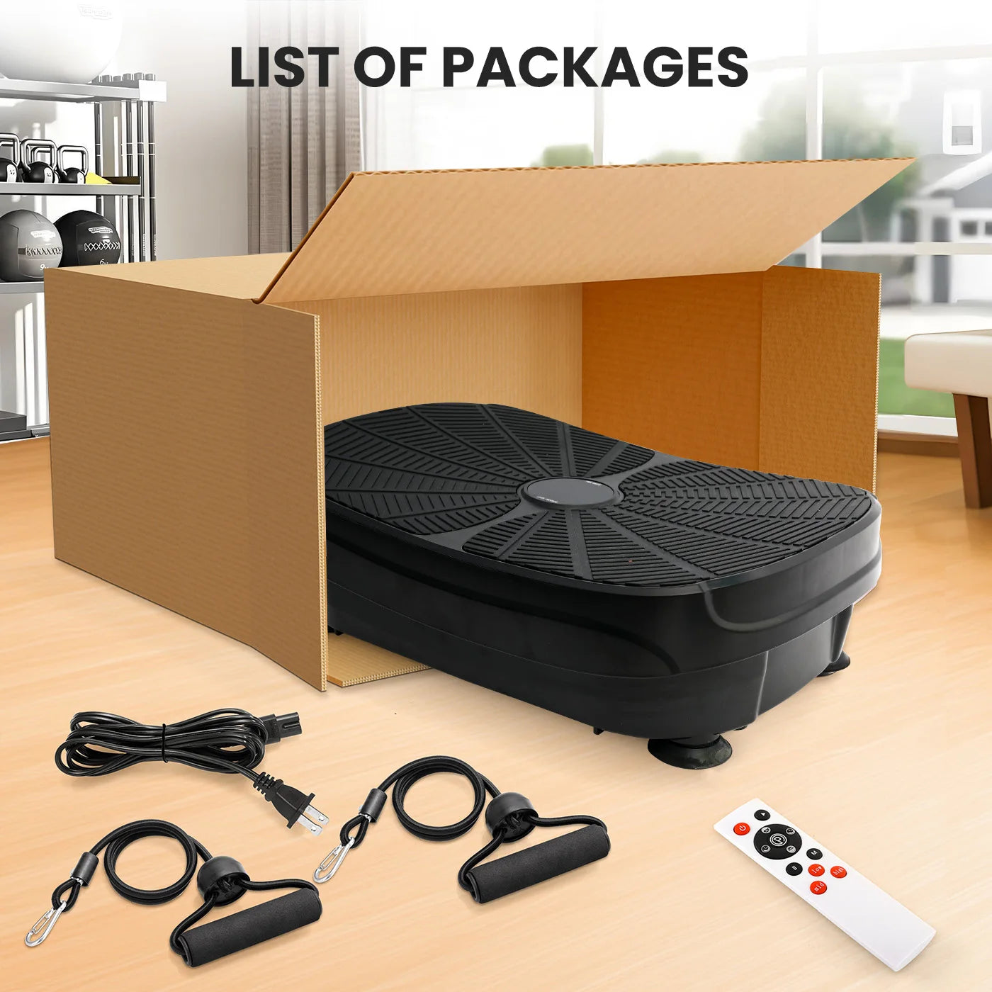 Vibration Plate Exercise Machine For Whole Body Workout And Firming