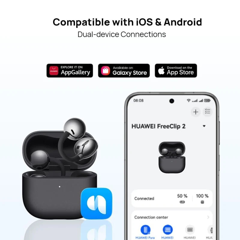 Huawei Freeclip 2 Wireless Headphones With Adaptive Open-Ear Listening