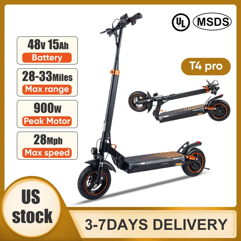 Wildstride T4PRO Electric Scooter 900W Peak Motor Foldable 48V