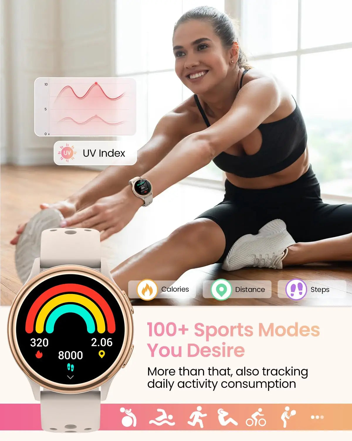 Anyloop Smartwatch With 400 Plus Faces And Health Tracking iPhone