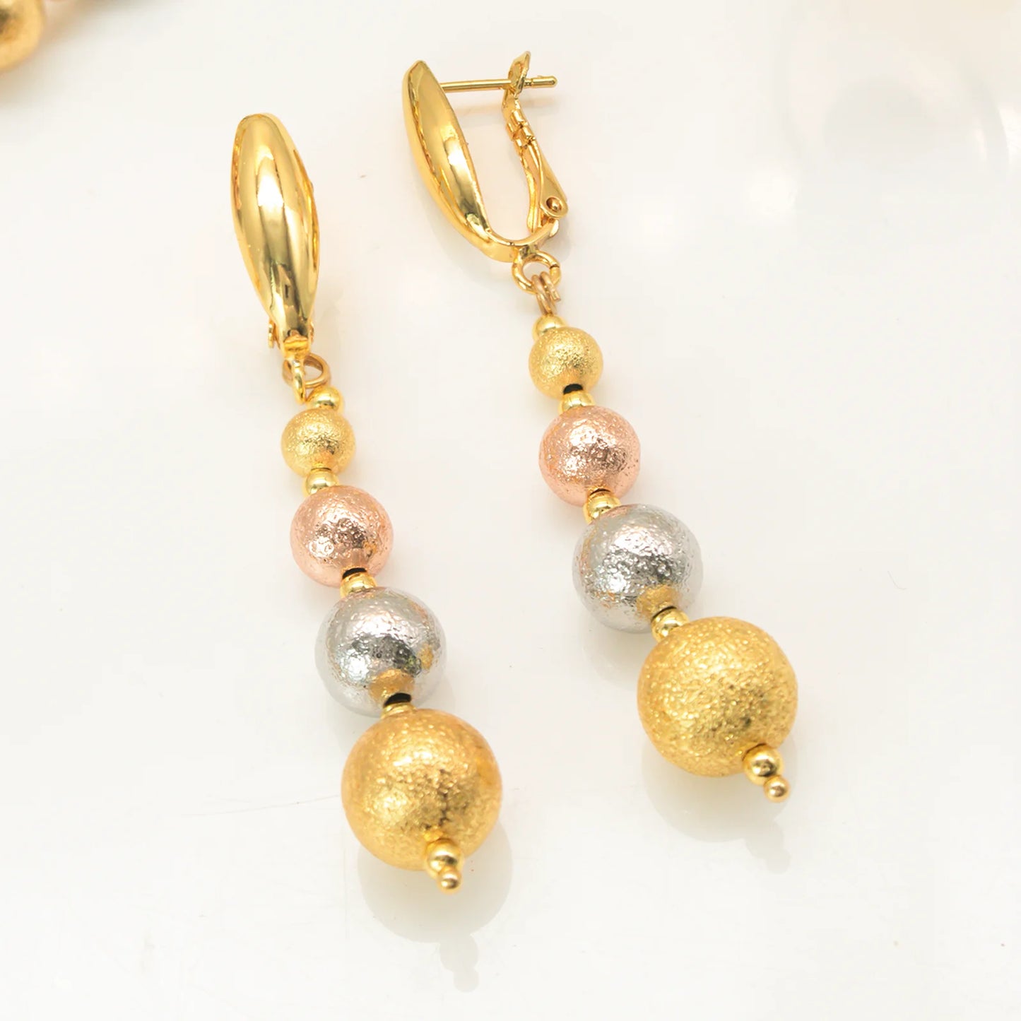 GZJPEI Fashion Jewelry Set For Women Multi Layer Beads