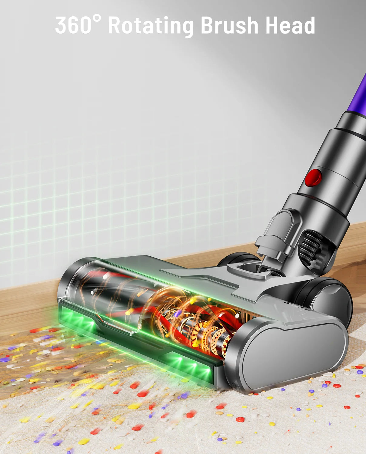 VAKERR X15 Pro Cordless Vacuum Cleaner 65KPa Strong Suction
