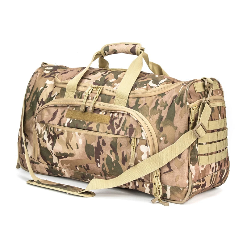 LQARMY Waterproof Gym Bag Military Tactical Duffle For Travel