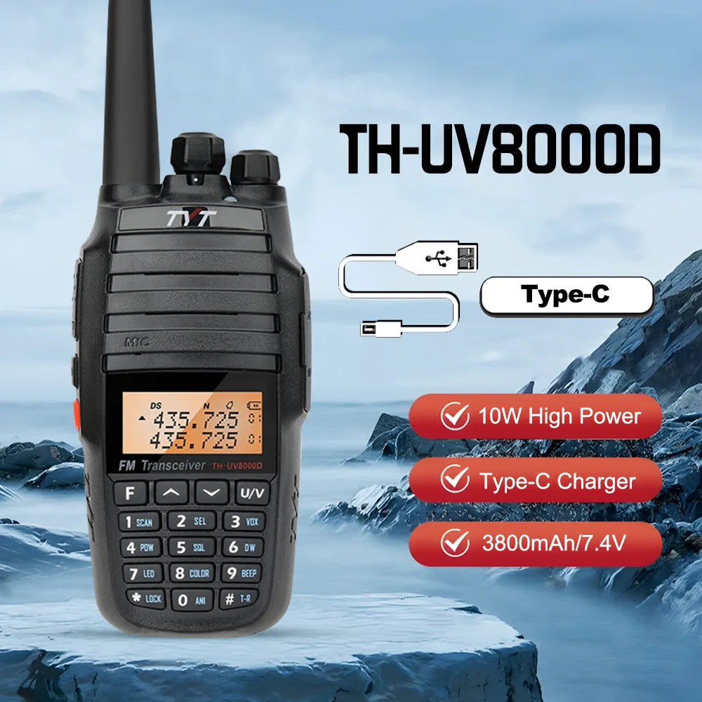 TYT UV8000D Dual Band Repeater 136 174 400 470 MHz