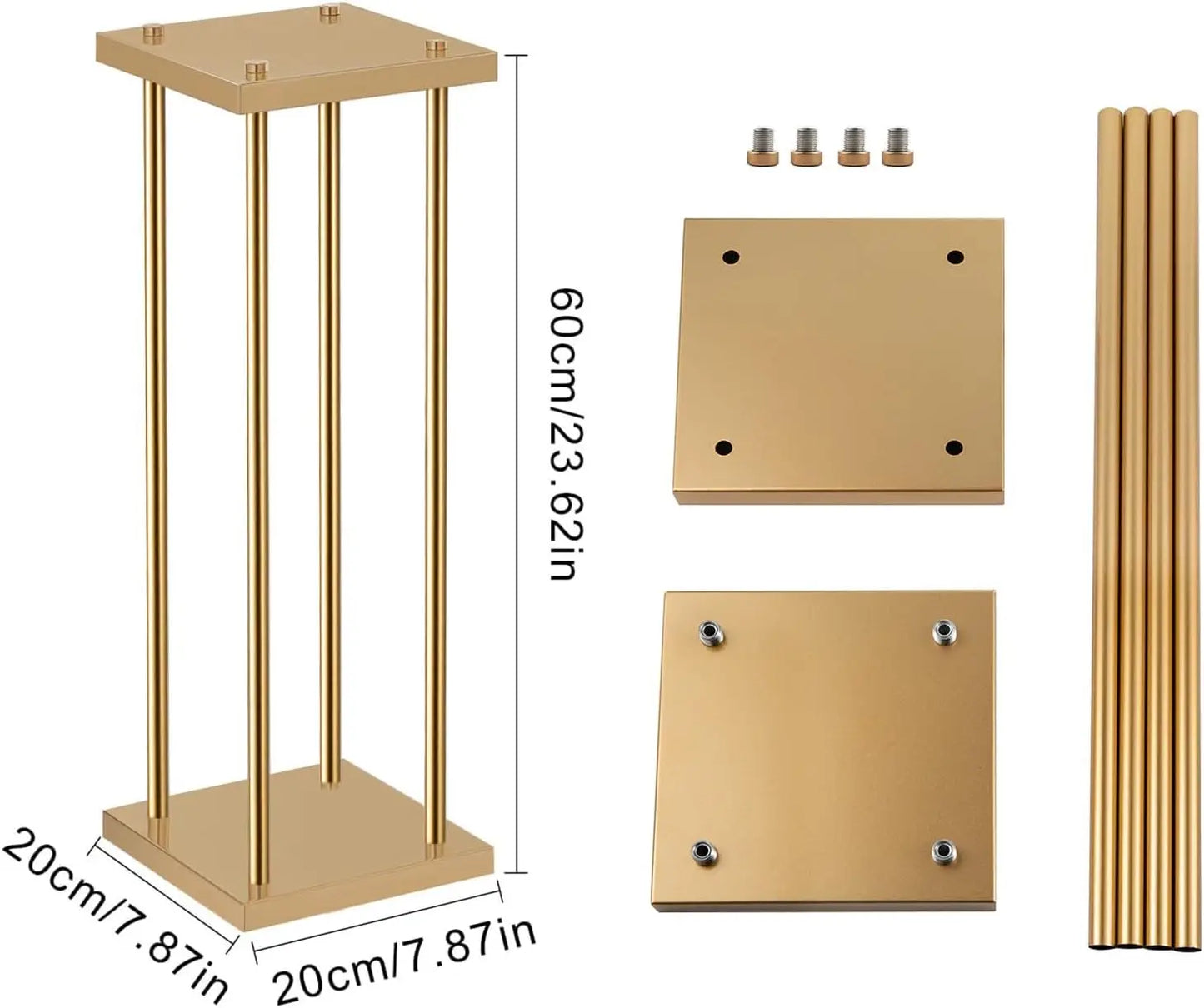 Metal Wedding Centerpiece Flower Stand Set for Tables 12 Pieces