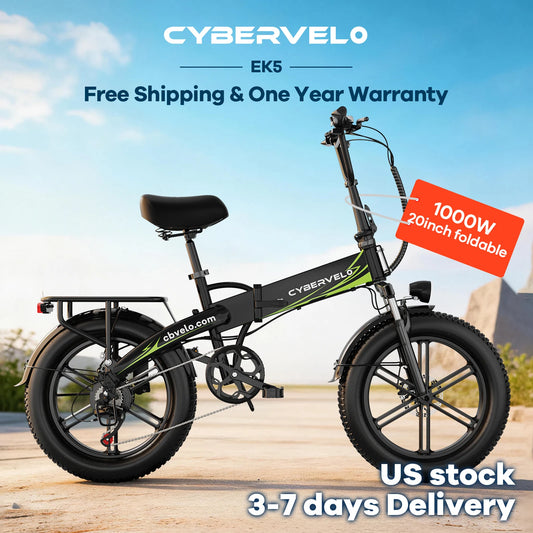 TalusCondor Folding Electric Bike EK5 1000W Removable Battery