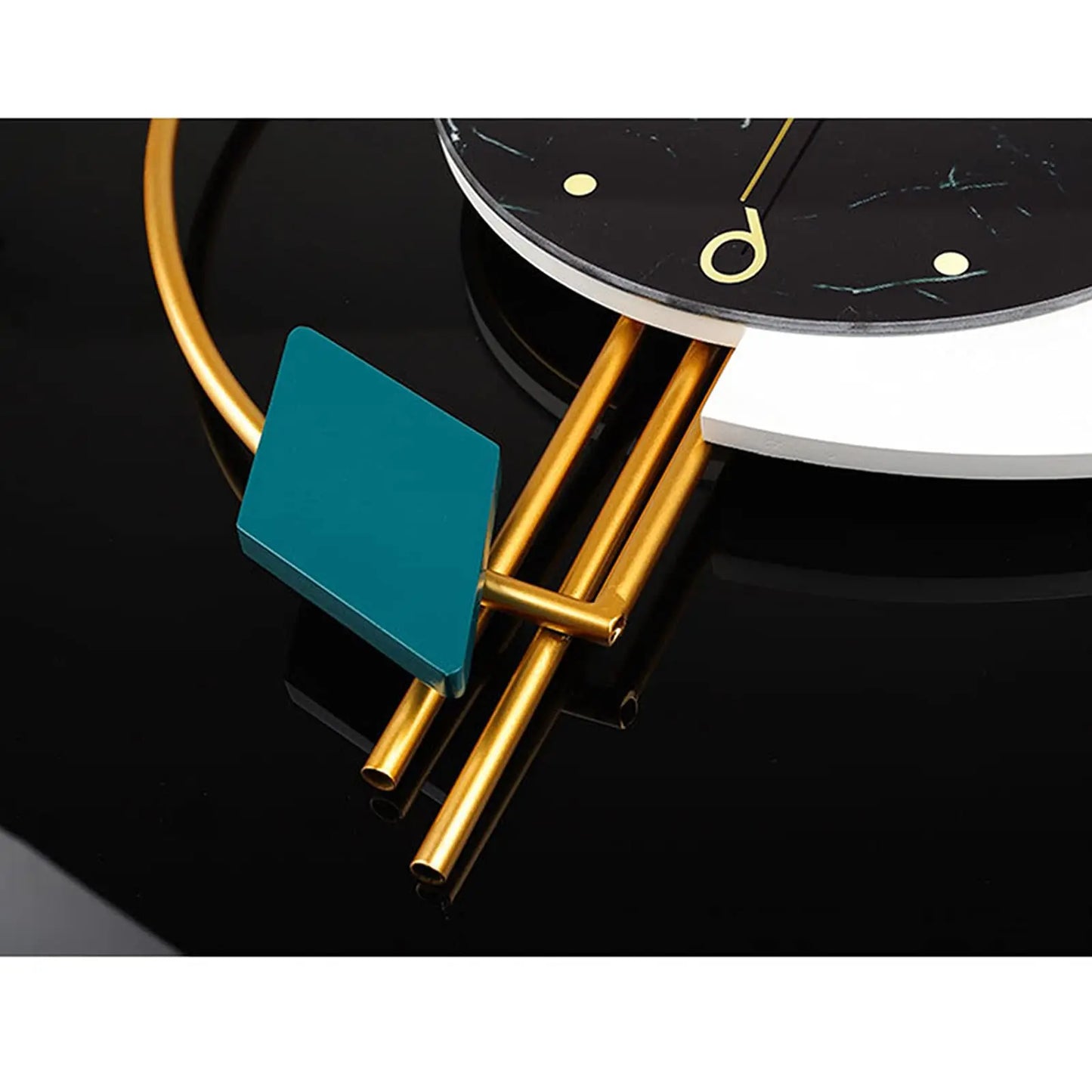 Marble Nordic Style Luxury Wall Clock Silent Battery Operated