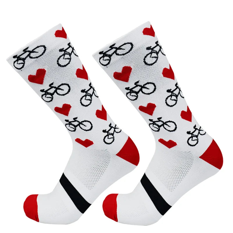 NONECN Compression Cycling Socks Unisex For Road Bike And Running