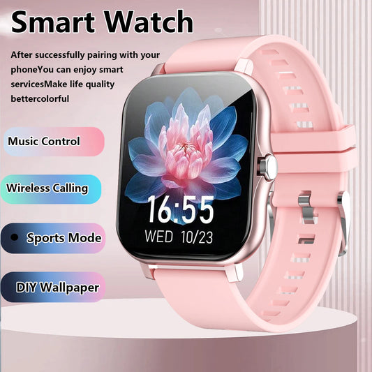 Odelettevcy Smartwatch With Calls Reminders Music Playback Multi Sport